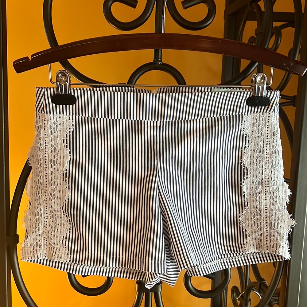 JUDITH MARCH Seersucker Shorts